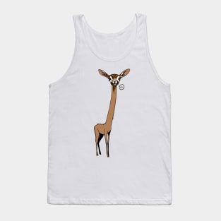 Funny animal gerenuk says hi Tank Top